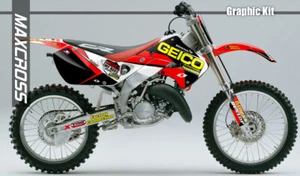 Maxcross Design Graphic kit Full Decal FOR HONDA 1997-1999 CR125R CR250R - Picture 1 of 2