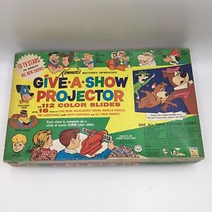 1965 Kenner Give A Show Projector Hanna Barbera Yogi Bear Flintstones AAAA