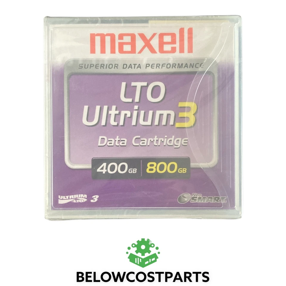 Cartuchos de datos Maxell LTO Ultrium 3 400 GB/800 GB Foto 1 de 1