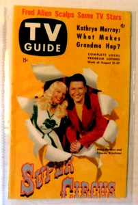 GUÍA TV Vol. 1 #20 21 de agosto 1953 Pittsburgh área Super Circus Mary Hartline - Imagen 1 de 2