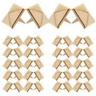100pcs Golden Pyramid Rivet Studs for Dressmaking and Decoration-HJ