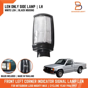 Luz de señal de esquina negra izquierda para Mitsubishi L200 camioneta ME MJ 87-96 - Imagen 1 de 7