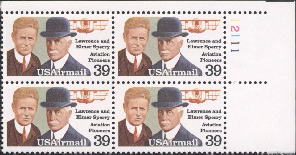 1 #C114 .39 LAWRENCE & ELMER SPERRY PB OF 4. BIN $2.75. - Image 1 of 1