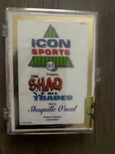 Jeu de cartes scellé Shaquille O'Neal - Shaq of All Trades 1993 Icon Premium limité - Photo 1/3