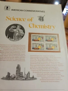 Estampillas postales 1976 American Commemoratives Panel 13c Science of Chemistry - Imagen 1 de 4