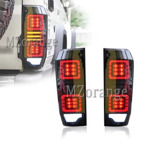 Dynamic LED Smoked Tail Light Lamps For Toyota Land Cruiser J76 J78 J79 J70 J75 - Picture 1 of 14