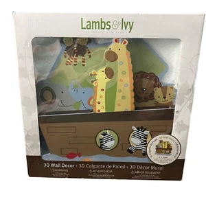 Productos de decoración de enfermera de pared 3D Lambs & Ivy S.S. Noah para bebé - Imagen 1 de 2