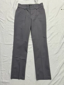 Lee Secretly Shapes Straight Leg Mid Rise Women's Gray Pants, Size 6medium. 3T - Picture 1 of 8