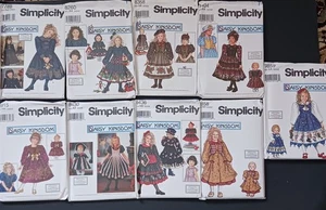 Simplicity Daisy Kingdom Lot 9 Sewing Patterns Uncut Bonus Doll SZ. 3 - 6 UC/FF - Picture 1 of 10