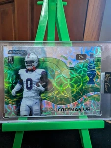 2023 Wild Card Keon Coleman #SD-KC... Green Lava Just The Hits - Picture 1 of 1