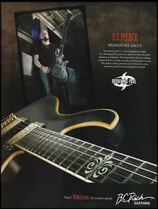 Ertrinkbecken C.J. Pierce Signature B.C. Rich Eagle Gitarre 2011 Werbung - Bild 1 von 3