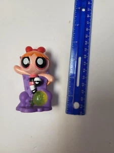 Vintage Powerpuff Girls Blossom Figure Burger King Carton Network Toy 2002 - Picture 1 of 9