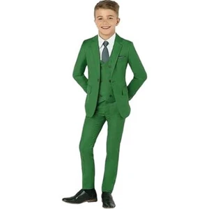 Boy's Suits 3 Pieces Wedding Formal Prom Party For Dress Kids Slim Fit Suits Set - Picture 1 of 27