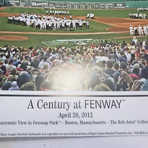 A Century at Fenway Panoramic View of Fenway Park Boston April 20 2012 Poster - Picture 1 of 9
