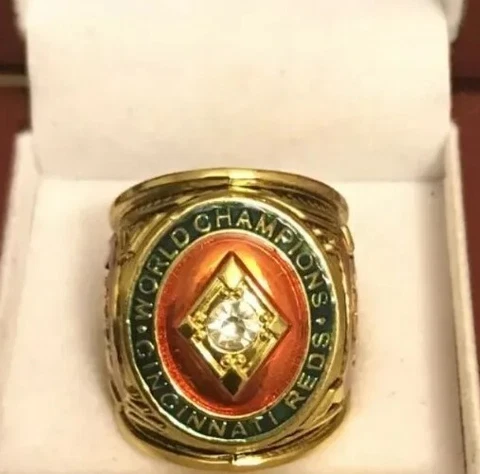 1940 CINCINNATI REDS MLB WORLD SERIES CHAMPION RING SIZE 10.5 w/ BLACK RING BOX Cover