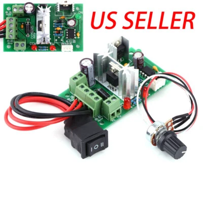 6V 12V 24V PWM DC Motor Speed Controller Reversible Switch Adjustable Governor - Image 1 of 4