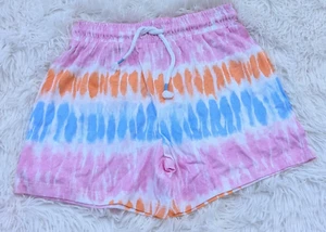 ANKO's Bright & Playful Tie-Dye ElasticWaist Girls Shorts Perfect for Summer Fun - Picture 1 of 7