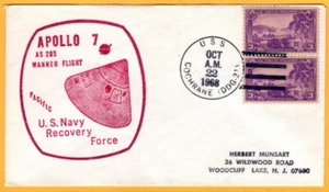 Space: Apollo 7 October 22 1968 USS Cochrane DDG 21 SPRS - Bild 1 von 1