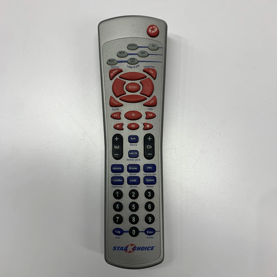 Motorola IRC550 Star Choice Shaw Cable Box Remote Control (p#001) - Image 1 of 4