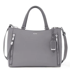 NEW Tumi Voyageur VALETTA MEDIUM Tote Laptop Carryall Bag - FOG GREY GRAY - Picture 1 of 7