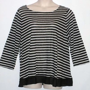 NEW - MSRP $75 - LAUREN RALPH LAUREN 3/4 Sleeve Women's Sheer Top - Large (L) - Picture 1 of 4