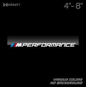 M Performance Logo Racing Motorsport Cut Vinyl Window Decal Sticker For BMW