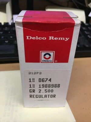 AC DELCO NOS D674 BUILT IN Voltage Regulator For Delco Alternators - Image 1 of 2