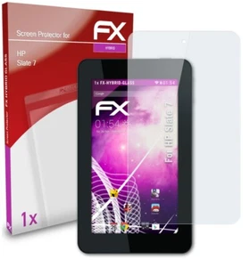 atFoliX Glass Protective Film for HP Slate 7 Glass Protector 9H Hybrid-Glass - Picture 1 of 8