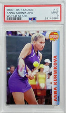 2000 Stadion Czech World Stars #17 Anna Kournikova Rookie Card RC PSA 9 POP 3