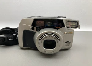 Pentax IQZoom 200 35mm Point & Shoot Camera 48mm-200mm Zoom Lens Date Made Japan - Picture 1 of 9