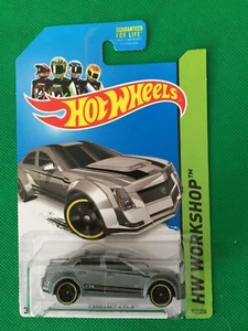 2013 HOT WHEELS CADILLAC CTS-V #152/250 HW WORKSHOP SILVER KMART EXCLUSIVE B147 - Picture 1 of 8