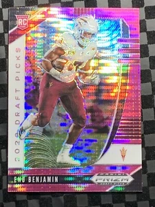 2020 Panini Prizm Draft Picks Pink Pulsar Prizm #119 Eno Benjamin RC Sun Devils - Picture 1 of 4