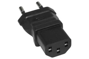 SF Cable C13 to European CEE7/16 Power Plug Adapter - Picture 1 of 5