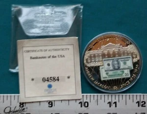 American Mint  Andrew Jackson $20 Banknote Coin Of USA w/ COA #5374 - Picture 1 of 7