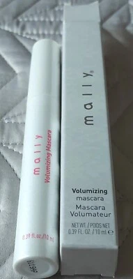 MALLY BEAUTY Mally Volumizing Mascara in Black Full Size 10ml, Rare~New, boxed