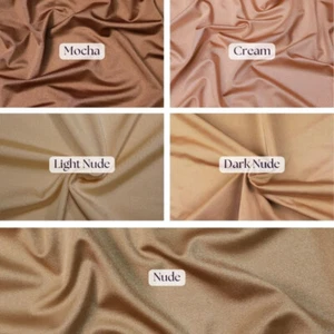 Premium Shiny Milliskin Nylon Spandex Fabric – 4-Way Stretch | By The Yard - Picture 1 of 109