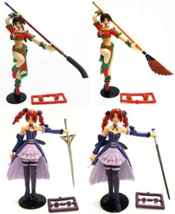 Yujin,Namco Real Figure Gals 7,"Seong Mi-na & Amy (SOULCALIBURⅢ), 4 Figures Set - Picture 1 of 8