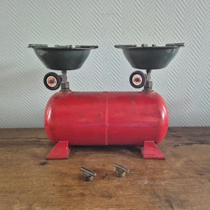 Estufa de butano vintage HOLIDAY de 2 quemadores cocina de gas para camping R... - Imagen 1 de 12