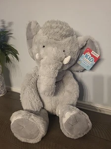 Big Floppy Elephant Stuffed Animal Soft Plush 23" Kid Connection NWT - Picture 1 of 6