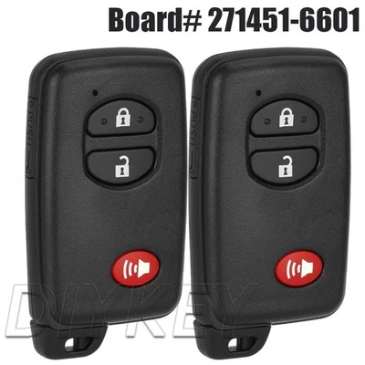 2 271451-6601 Smart Keyless Remote Key Fob for Toyota RAV4 Land Cruiser HYQ14AEM Foto 1 de 3