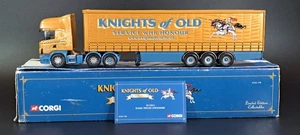 Corgi CC12911 - Scania Topline Curtainside - Knight of Old - Maßstab 1:50 - Bild 1 von 21