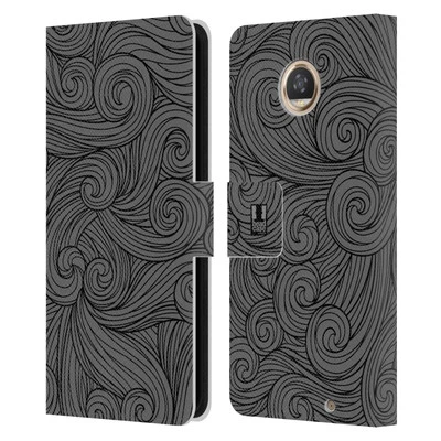 HEAD CASE DESIGNS VIVID SWIRLS LEATHER BOOK WALLET CASE FOR MOTOROLA PHONES - Image 1 of 4