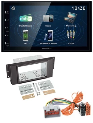 Kenwood 2DIN Bluetooth MP3 USB DAB Autoradio für Land Rover Free Lander 11-12 - Bild 1 von 4
