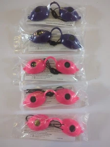 5 Pack Super Sunnies Eyeshields Flexible Tanning Bed Goggles UV Eye Protection - Picture 1 of 2