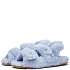 Womens Max Mara Fluffy Teddy Sandal in Blue RRP£500 Size:6 (UK Shoe) - Picture 1 of 1