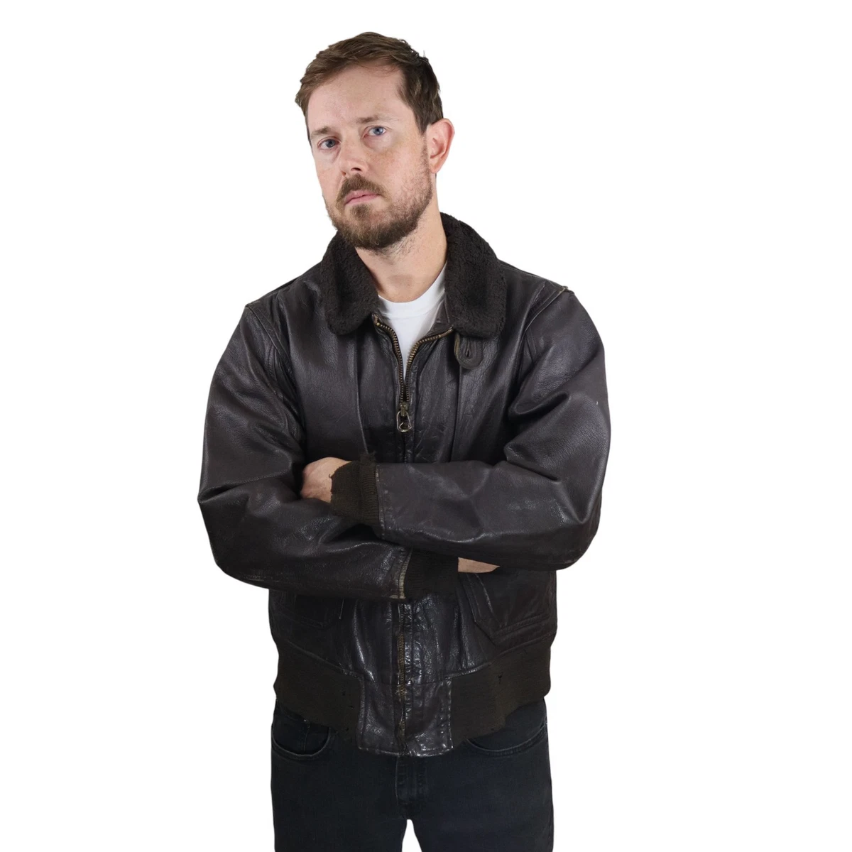 Navy G1 Flight Jacket In Vintage Outerwear Coats & Jackets