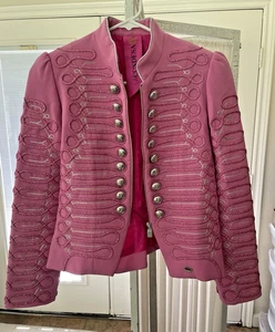 La Condesa Military Jacket - Maxima - Pink - Size 6 - Made in Spain - Picture 1 of 17