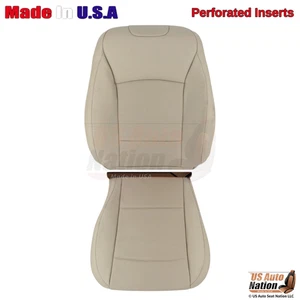 2015 2016 2017 For Subaru Outback Driver Bottom-Top Perforated Leather Cover Tan - Picture 1 of 5