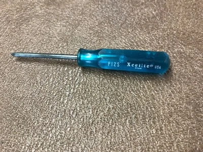 Vintage XCELITE P12S Phillips Head Screwdriver w/ Pocket Clip - Image 1 of 4