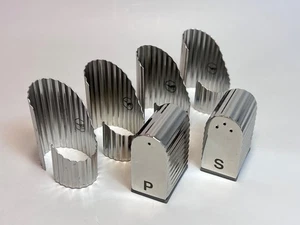 VTG German Lufthansa Airlines Junkers-52 skin Napkin Ring Set Salt Pepper Shaker - Picture 1 of 5